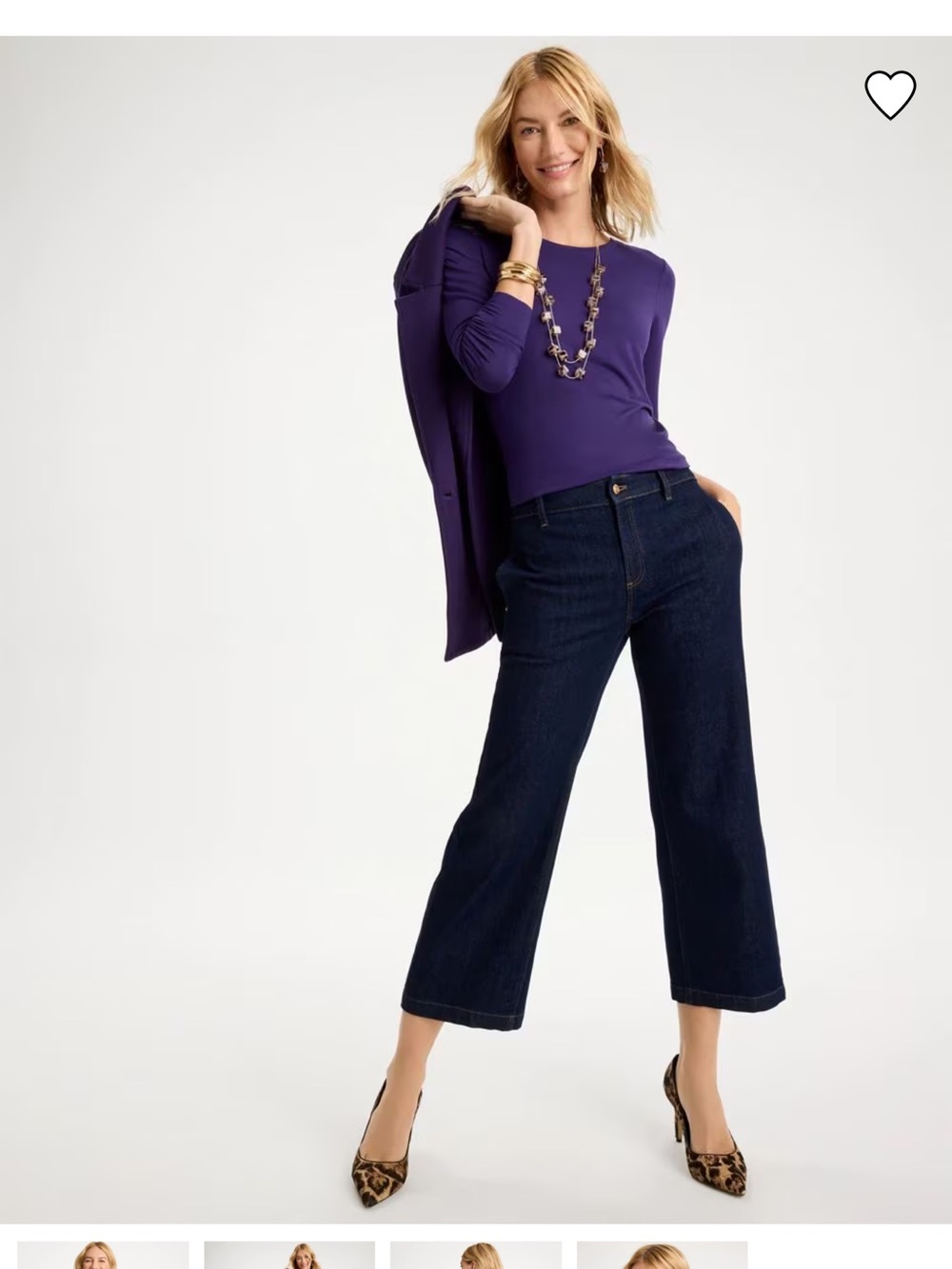Cable & Gauge Women's Crewneck Sweater in Plum Purple